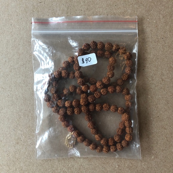 Rudraksha Mala with Hamsa - Picture 6 of 6